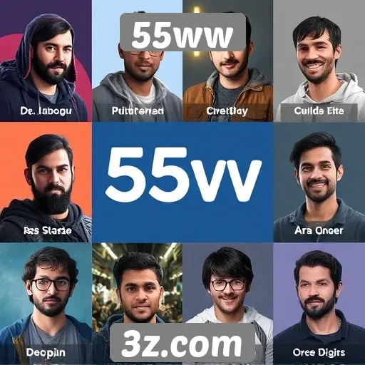 Desenvolvedores destacados na plataforma 55ww