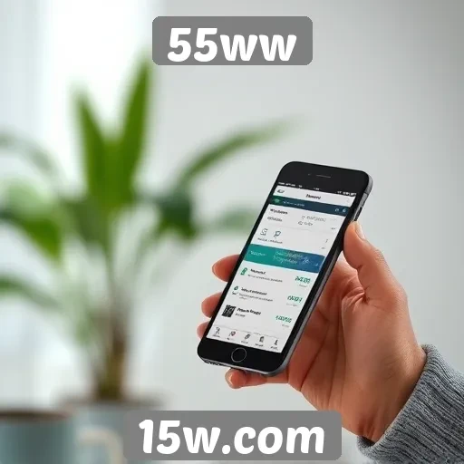 Experiência do usuário no site 55ww em dispositivos móveis